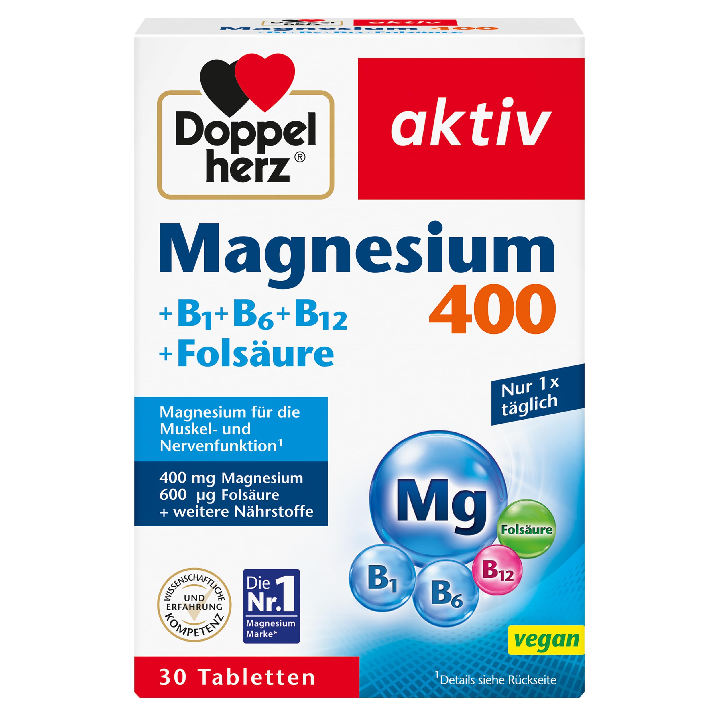 Doppelherz aktiv Magnesium 400