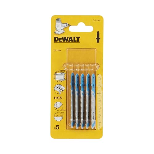 DeWalt DT2160QZ brzeszczoty do wyrzynarki typ T HSS T118A 5 szt.