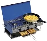 Campingaz Camping Chef – Kocher und Grill Kombination mit Clips und Schlauch für Outdoor-Cooking