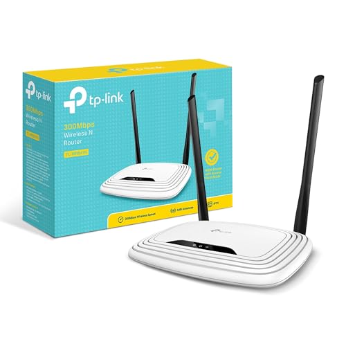 TP-Link TL-WR841N Router Wi-Fi N300Mbps, 5 Porte Fast WAN/LAN, Compatibile con IPv6, WPA/WPA2, WPS, IP QoS, Semplice Con