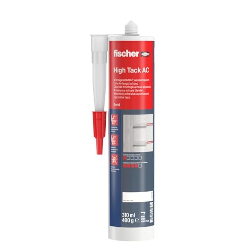 fischer High Tack AC 310 ml – klej montażowy do 345 kg/m² za 25 zł
