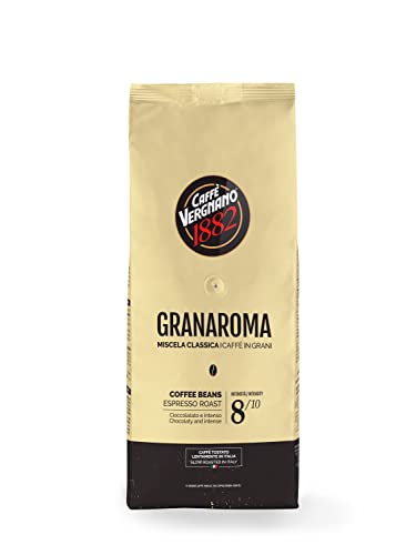 Caffè Vergnano 1882 - Caffè in Grani Granaroma  1 Confezione da 1 Kg