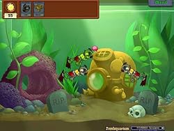 Screenshot: Pflanzen gegen Zombies