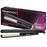Remington Ceramic Slim S3500 - Plancha de pelo con placas flotantes extralargas, cerámica anti-estática, turmalina, capa protectora Teflón, temperatura 230°C, calentamiento 15s