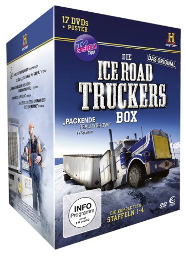 Die Ice Road Truckers Box (Staffel 1-4 plus Fan-Poster, History, limitiert und exklusiv bei Amazon.de) (17 DVDs) - Mehr Infos/Bestellen