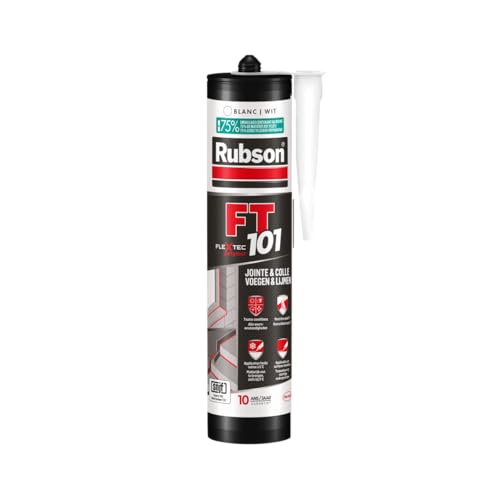 Cartouche de Mastic FT 101 Rubson - Blanc, 280 ml