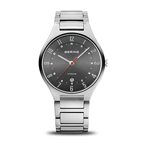 Zegarek męski BERING Men's Quartz Watch | 39mm | Titanium Case
