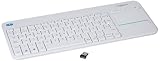 Logitech K400 Plus Teclado Tactil Inalambrico para TV - Blanco