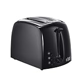 Russell Hobbs Textures 2-Slice Toaster, Black (21641)