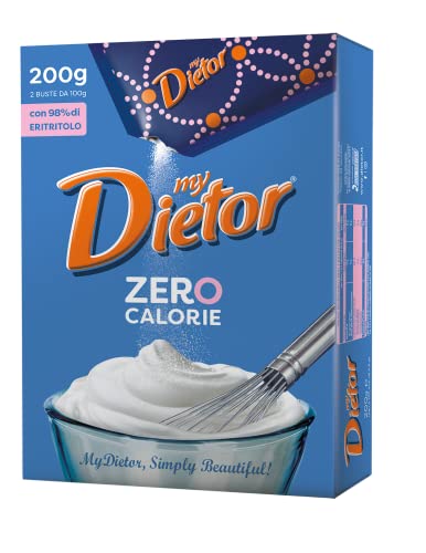 Dietor - MyDietor Dolcificante Naturale Sfuso 0 kcal, Senza Glutine, Senza Aspartame - 200 gr