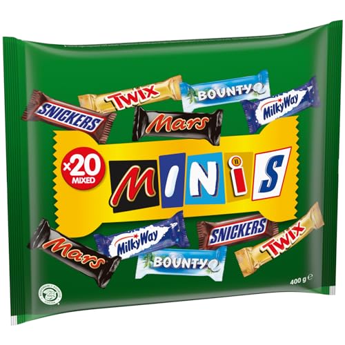 Mixed Minis batonik czekoladowy duże opakowanie 1 x 400 g