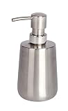 Wenko Solid dosificador jabón acero inoxidable 0.42L plata