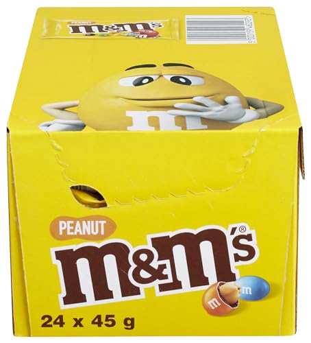 M&M'S Peanut czekolada orzechowa czekolada w kształcie czekolady 24 x 45 g