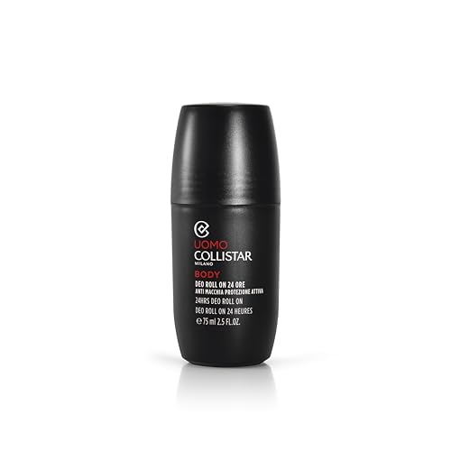 Collistar Linea Uomo Deodorante Deo Roll On 24 Ore, Antimacchia, Protezione Attiva, Massima Delicatezza, Intensa Fresche