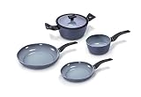 WMF set sartenes 4 piezas - Acero inoxidable Cromargan, apto inducción, fondo TransTherm