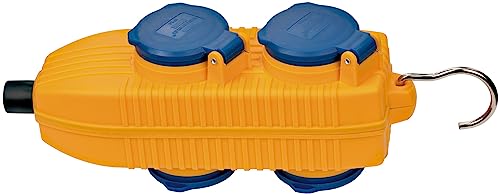 Brennenstuhl 4-drożne gniazdko zewnętrzne IP54, bez kabla Powerblock 230V/16A | 2 sztuki za 57 zł. | 6,44€ (w "Subskrybu...