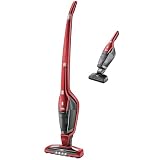 AEG CX7-2-45AN Aspiradora Sin Cable, Autonomía de 45 min, 18 V, 2 Velocidades, Cepillo 180º con LED, Aspiradora de Mano Especial Mascotas, Depósito de 0,5 L, Rojo