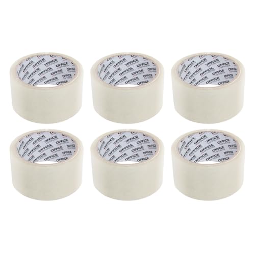 Przezroczysta taśma pakowa OFFICER PRODUCTS 15025011-90 PP 48 mm × 50 m, klej akrylowy, 6 rolek