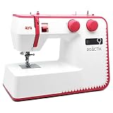 Alfa Practik 9 - Máquina de coser, 34 puntadas, chasis metálico, luz LED