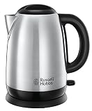 Klarstein Clearwater - Hervidor de viaje 0.5L, acero inoxidable, 600W, diseño plegable compacto