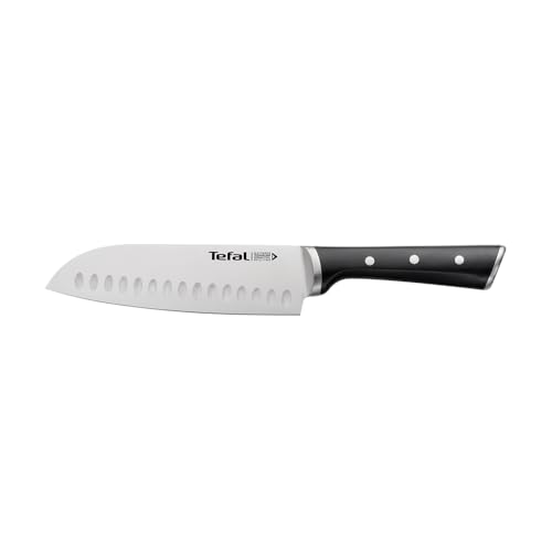 [Wczesna oferta Prime] TEFAL Ice Force K2320514, Nóż Santoku, 18 cm | K2320914 uniwersalny, 11 cm | K2320414 do chleba,...