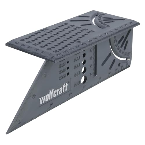 Wolfcraft Kątownik Stolarski, Szary, 150 x 275 x 66 mm