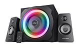 Trust Gaming GXT 629 Tytan Altavoces PC Gaming 2.1 con Subwoofer RGB 120W