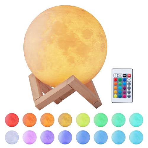 [EXPIRED] ⚡ Amazon Flash Deal: EXTSUD Moon Lamp, Night Light… perfect for birthdays and parties