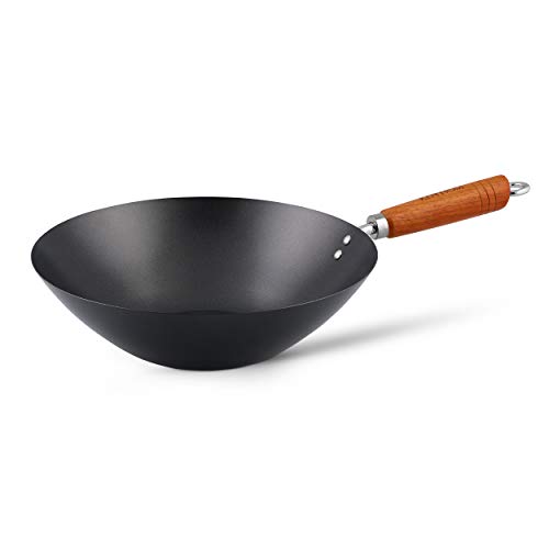 Ken Hom Carbon Steel Wok 31cm