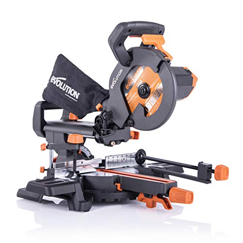 Evolution Power Tools Przesuwna ukośnica do cięć złożonych Plus R210SMS+ [Prime]