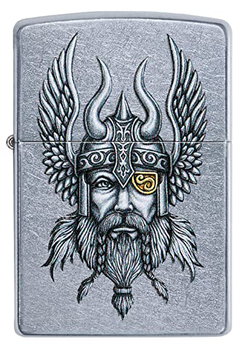 Oryginalna zapalniczka benzynowa Zippo Winged Viking – wiking, metalowa, wiatroodporna, Made in USA – 107,88 zł | Amazon