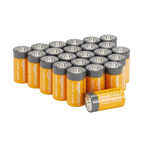 Amazon Basics Everyday baterie alkaliczne, typ C, 24 sztuki