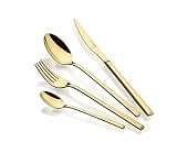 MONIX Verona Gold Cubertería 24 Piezas