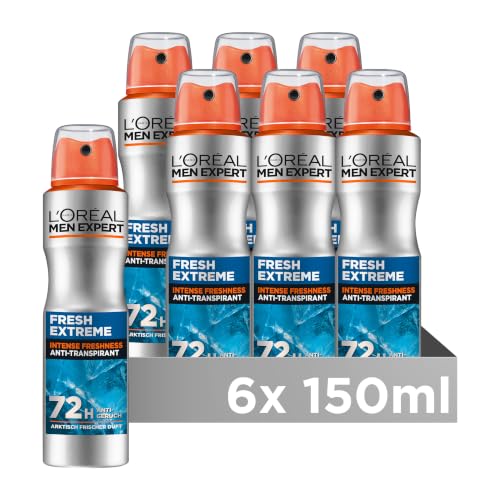 L'Oréal Men Expert Fresh Extreme 72H antyperspirant – 6×150 ml za 23,44 zł