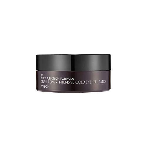 Mizon Maschere Occhi con Oro 24K ed Estratto di bava di Lumaca (30 paia) Cerotti al collagene per occhiaie. Maschere Idr