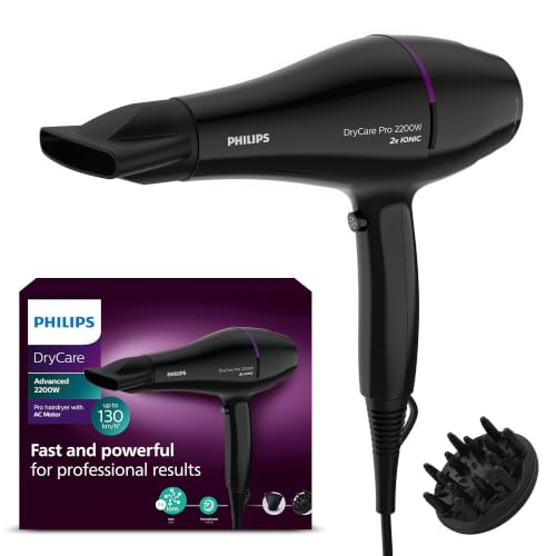 Philips Cura dei Capelli BHD274/00 DryCare Pro Asciugacapelli Professionale, 2200