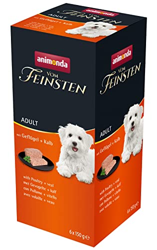 Mokra karma dla psów Animonda z drobiem i cielęciną 6 x 150 g 2,67€