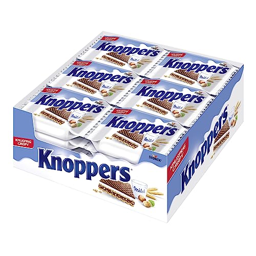 24 x 25 g Knoppers Nadziewane gofry z orzechami laskowymi 6,17€ (~1,12 zł/szt.)