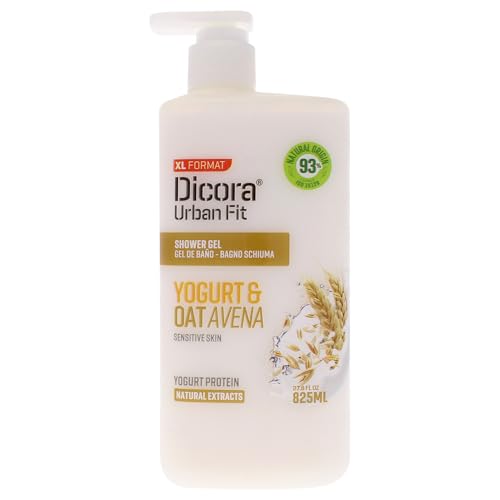 Żel do mycia Dicora Urban Fit Jogurt i płatki owsiane 825 ml bez SLS 2.62€. herbata matcha i gruszką 825 ml (13.49 zł i...