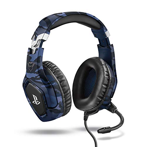 Słuchawki gamingowe GXTrust 488 Forze-B, licencja PlayStation, niebieski