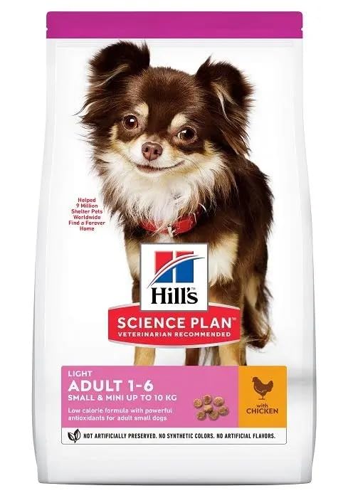 Pienso Hill's Science Plan Small & Mini Light — bolsa para perros pequeños
