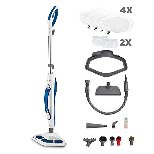 Polti Vaporetto SV460 Double, Scopa a Vapore 2 in 1 con Pulitore Portatile