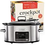 Crockpot TimeSelect Olla de Cocción Lenta Digital, 5,6 L