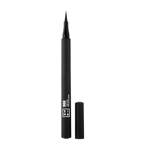 3INA- The 24H Pen Eyeliner 900 - Eyeliner Nero - Liquido Matte