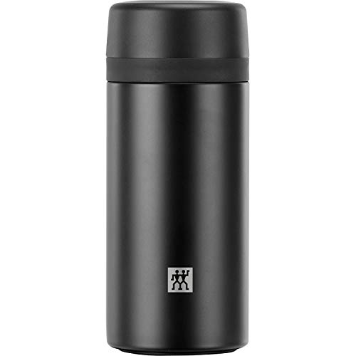 Zwilling - Termos z zaparzaczem do herbaty i owoców 420 ml Thermo czarny (395005120)