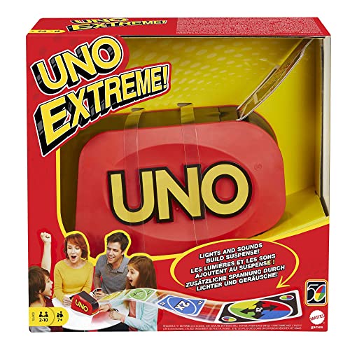 Mattel Games UNO Extreme Gioco con Lanciacarte, 7+ Anni, 2-10 Giocatori