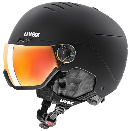 Kask narciarski UVEX Wanted Visor Black Mat r. L (58-62cm)