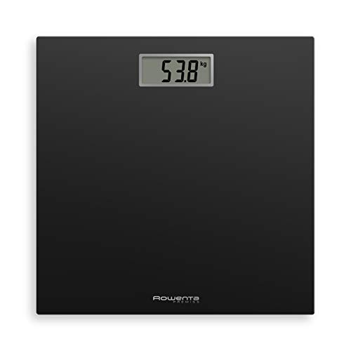 Rowenta BS1400 Premiss cyfrowa waga osobowa ze szkła hartowanego, 30 x 30 cm, maks. 150 kg