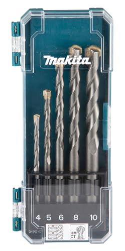 Zestaw wierteł Makita D-72877 TCT do betonu, cegły i muru 4–10 mm, 5 szt.