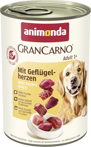 Animonda GranCarno Adult z Drobiowymi Sercami, 18 x 400 g + 20zł na przyszłe zakupy